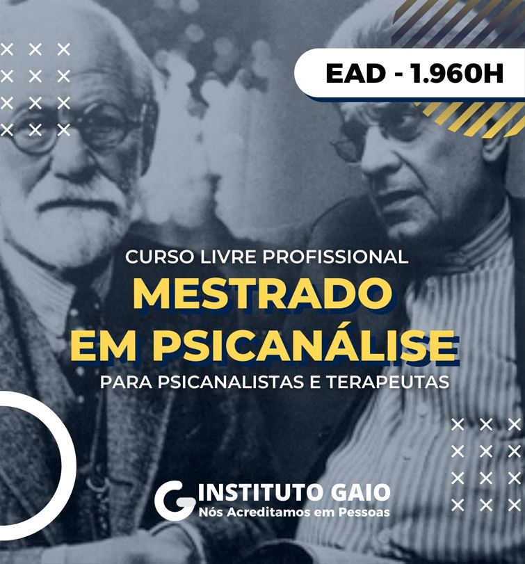 Curso Livre Profissional de Mestres em Psicanálise – EaD – 1.960h