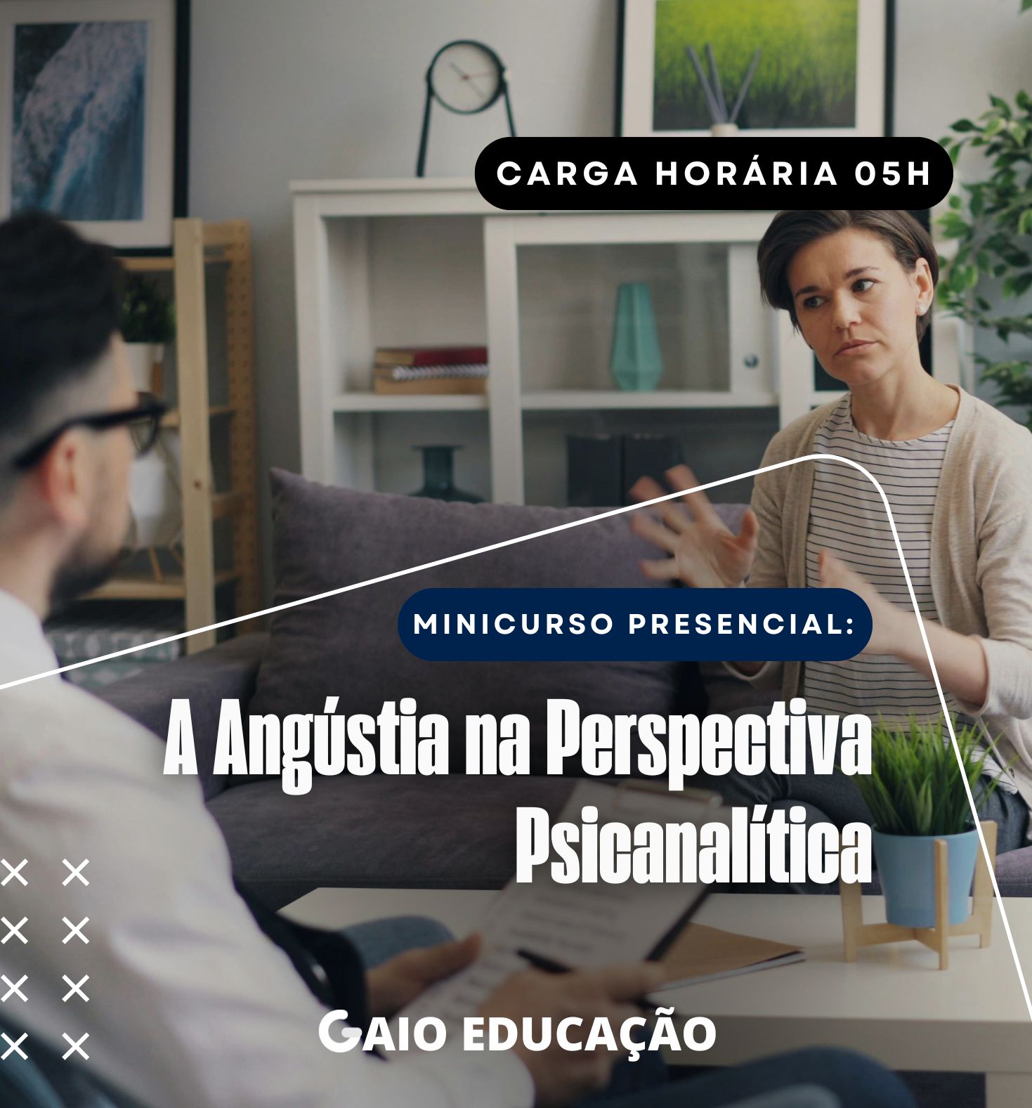 Minicurso Presencial: A Angústia na Perspectiva Psicanalítica